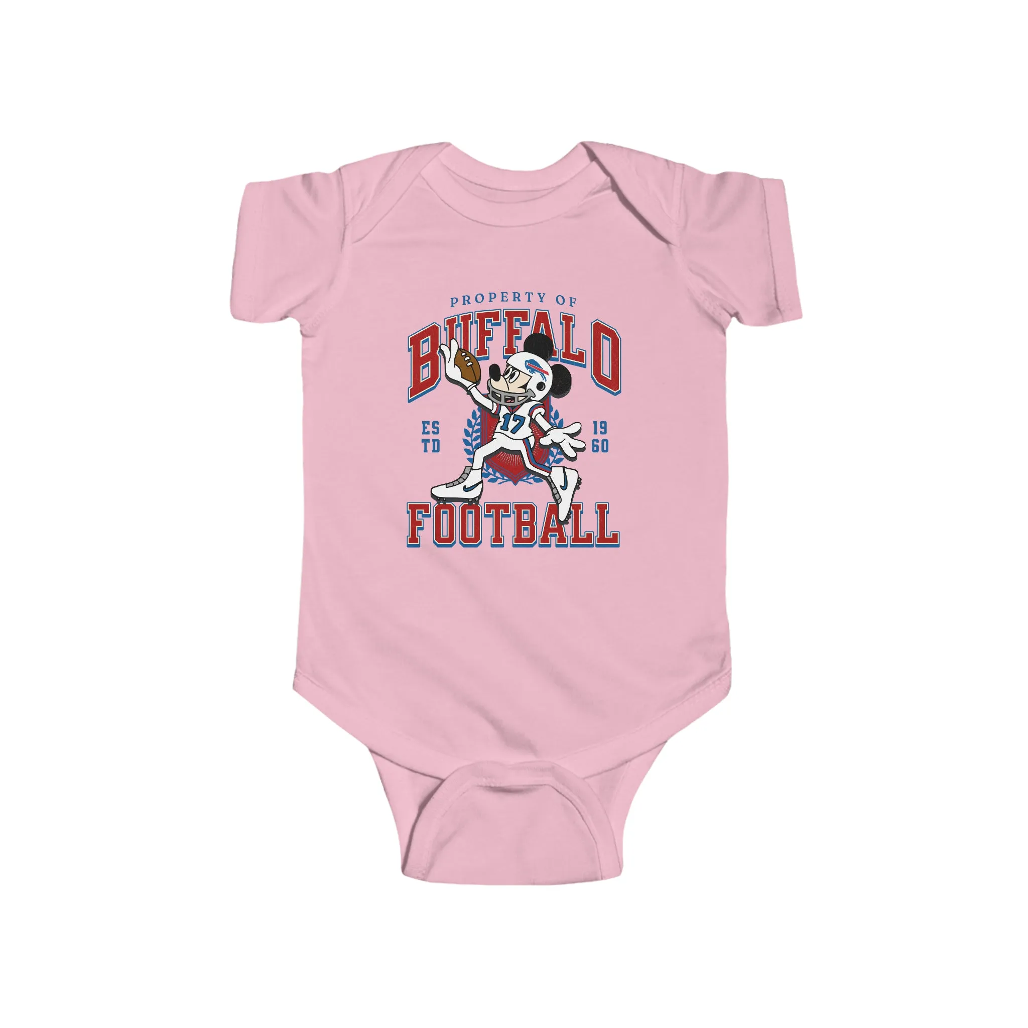 Mickey Buffalo Football Touchdown Infant Onesie